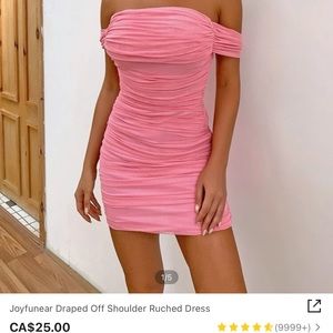 Mini off the shoulder dress